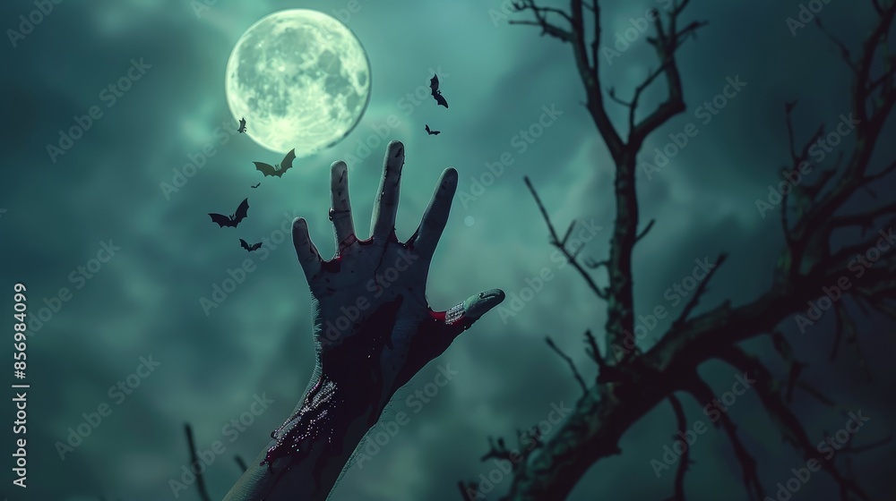 Bloody Hand Reaching from the Darkness Bloody Hand Reaching from the Darkness