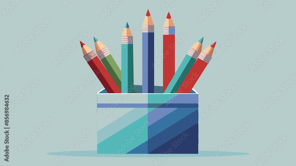 Placing colorful pencils in a vase is an effective way to inject some color and energy into your work environment or creative space. Placing colorful pencils in a vase is an effective way to inject some color and energy into your work environment or creative space.