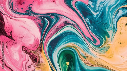 Marble ink colorful wallpaper