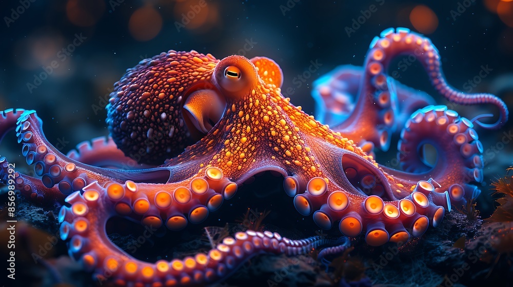 octopus in the sea octopus in the sea