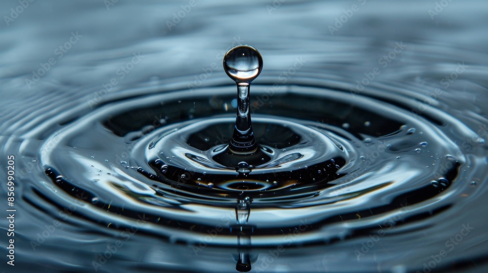 self-improvement through consistency, a droplet in a water pool ripples out, reflecting how small actions can make a big impact on personal growth self-improvement through consistency, a droplet in a water pool ripples out, reflecting how small actions can make a big impact on personal growth