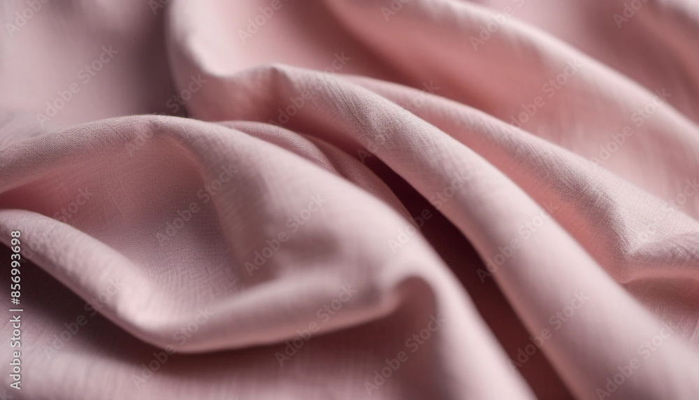 Pastel pink draped linen as a background. Pastel pink draped linen as a background.