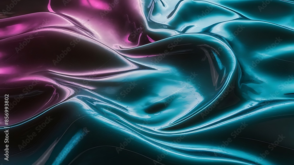Fototapeta premium iridescent glassy gradient texture