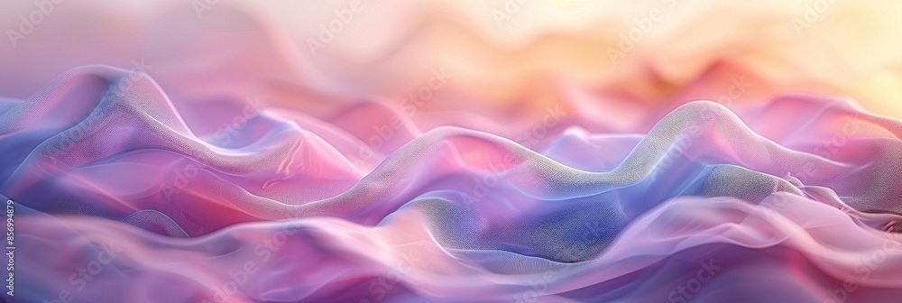 Abstract background with soft, flowing colors in pink, purple and blue. Abstract background with soft, flowing colors in pink, purple and blue.