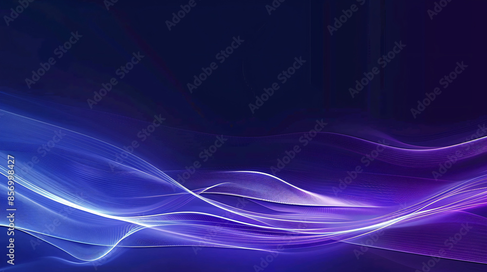 Abstract Purple and Blue Waves Background. Abstract Purple and Blue Waves Background.