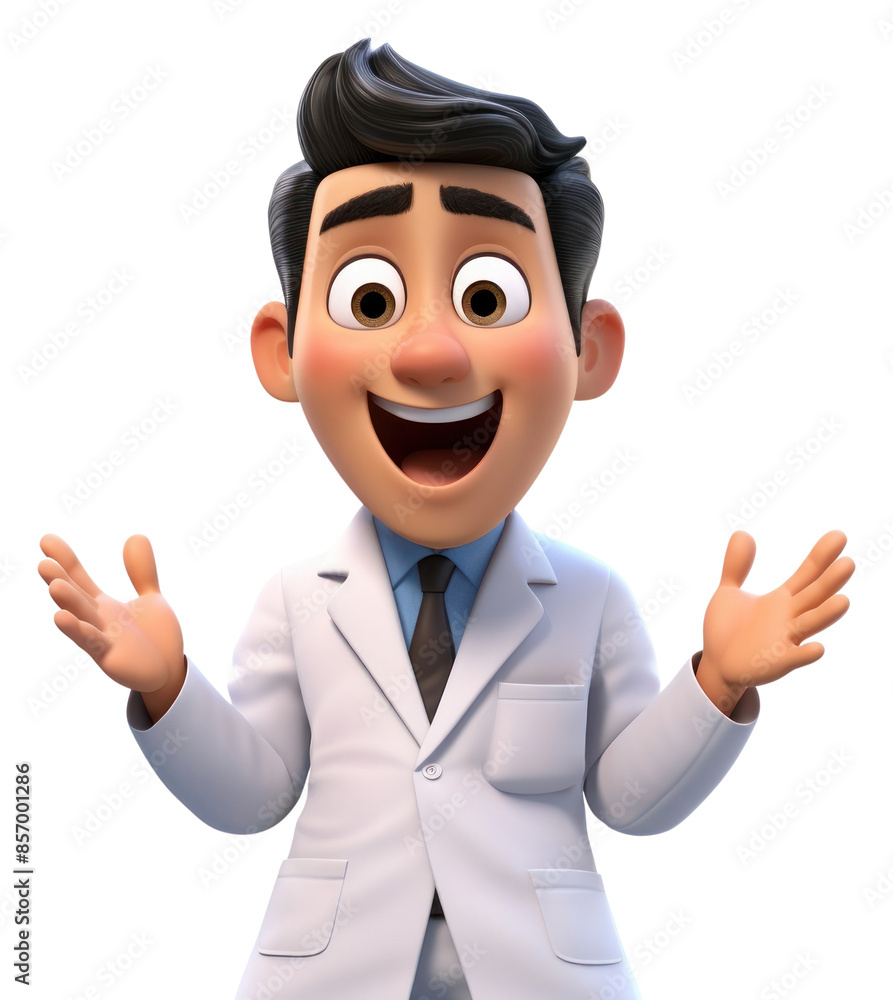PNG Southeast asian doctor cartoon face white background. PNG Southeast asian doctor cartoon face white background.