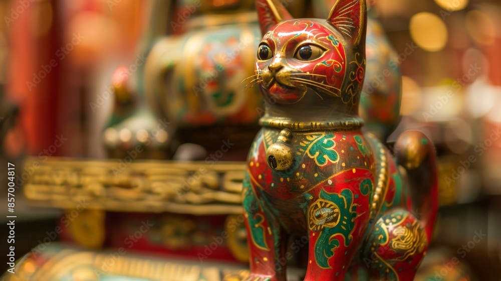From Japan's iconic Maneki-neko figurines to Egypt's revered Bastet statues, traditional cat decorations reflect the diverse cultural significance attributed to feline companions throughout history. From Japan's iconic Maneki-neko figurines to Egypt's revered Bastet statues, traditional cat decorations reflect the diverse cultural significance attributed to feline companions throughout history.