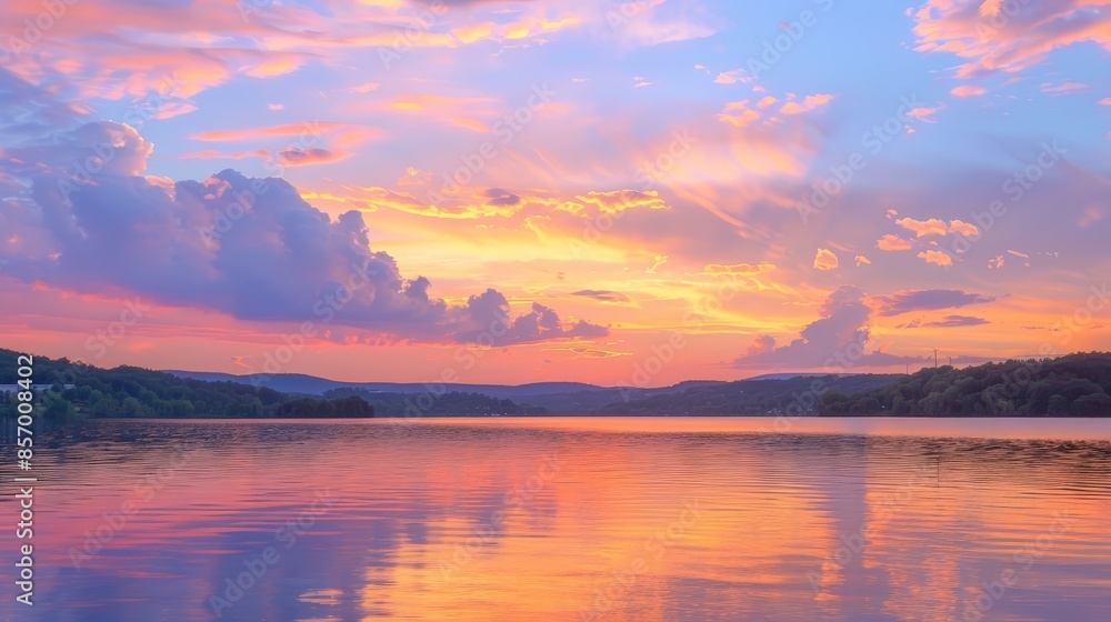 Imagine a serene sunset painting the clouds with hues of pink, orange, and gold, transforming the sky into a breathtaking canvas of color and light. Imagine a serene sunset painting the clouds with hues of pink, orange, and gold, transforming the sky into a breathtaking canvas of color and light.