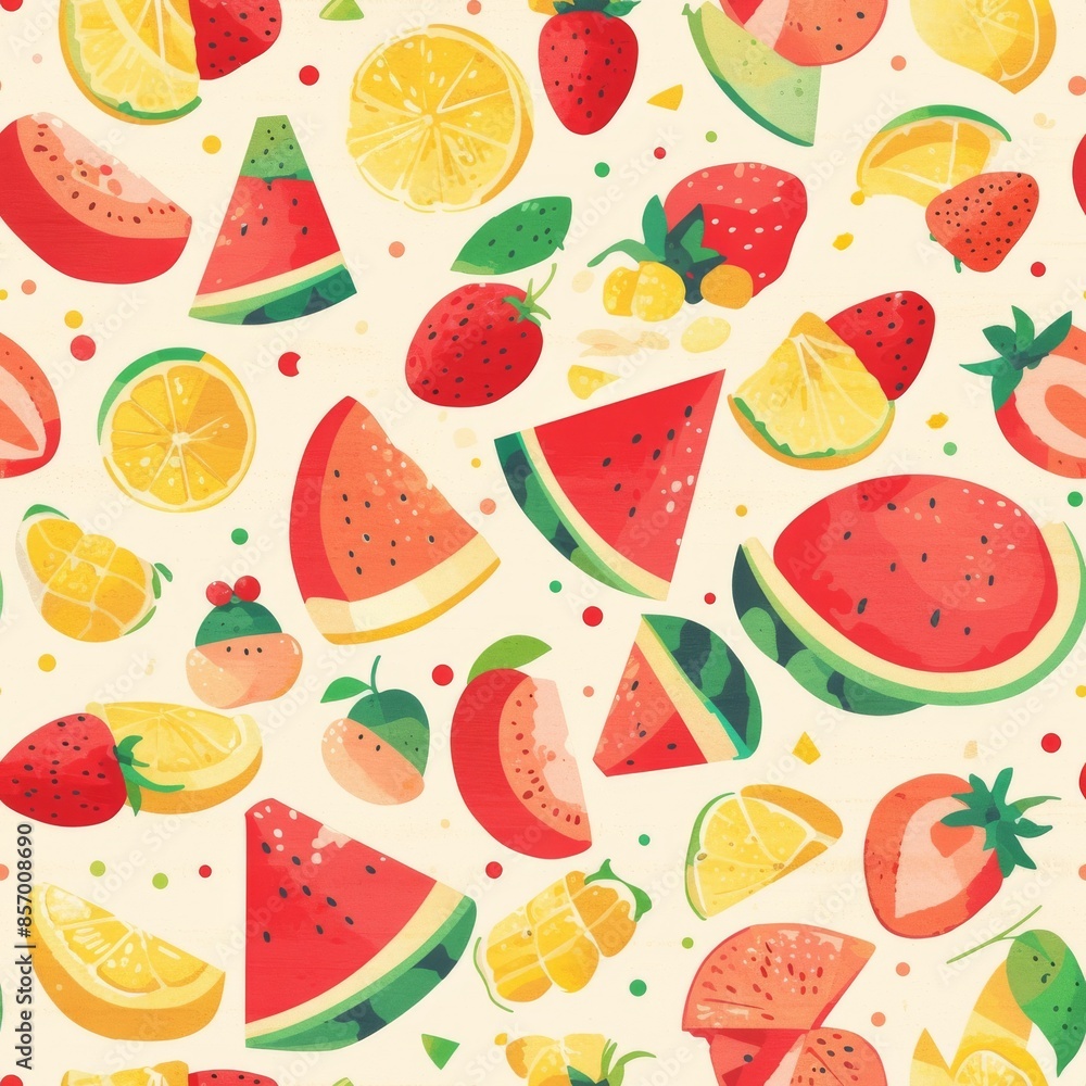 Texture of berry-fruit mix Texture of berry-fruit mix