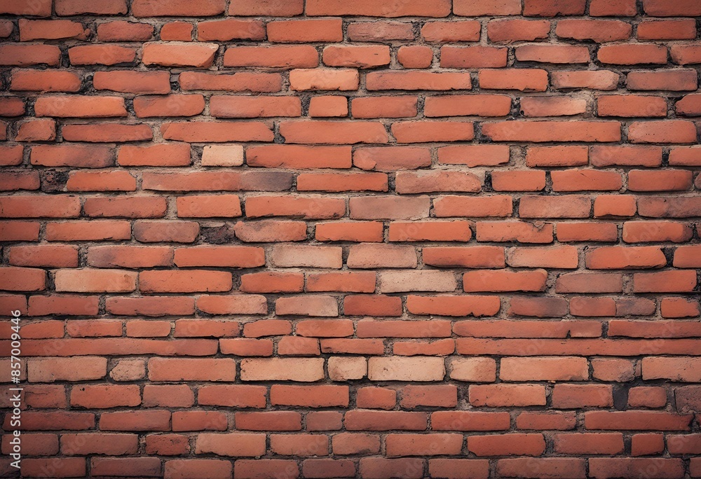 Fototapeta premium old red brick wall background