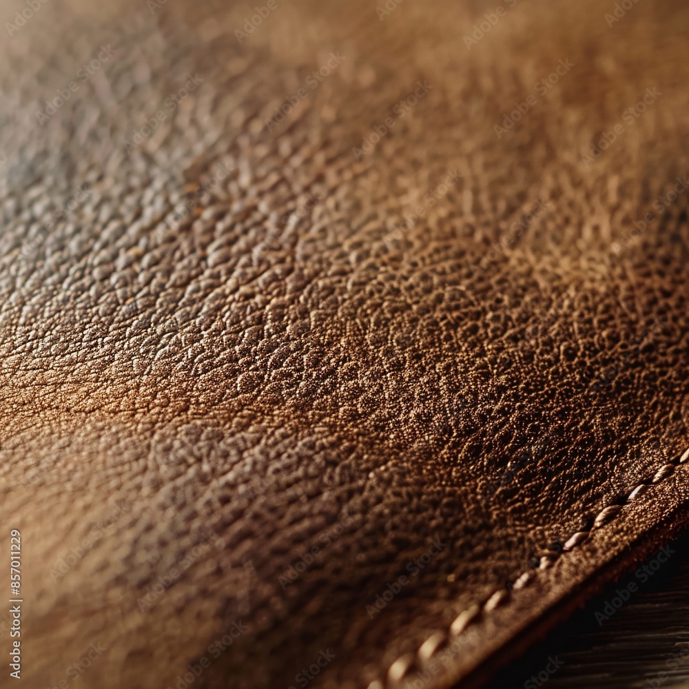 Close-up of the smooth, leathery texture of a new wallet Close-up of the smooth, leathery texture of a new wallet