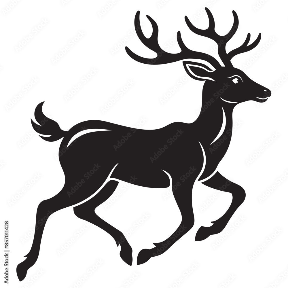deer silhouette vector deer silhouette vector