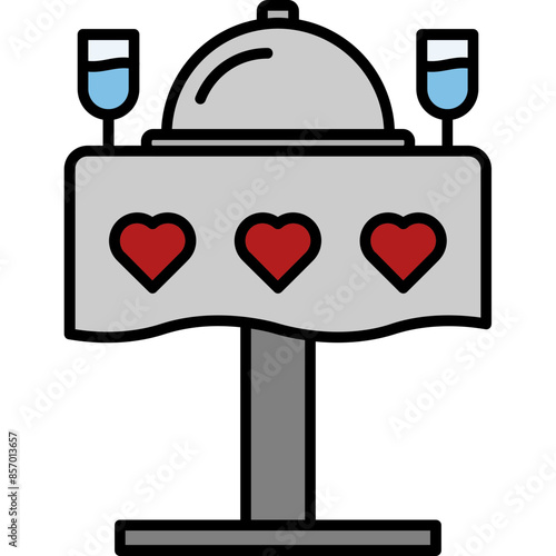 Wedding dinner Icon