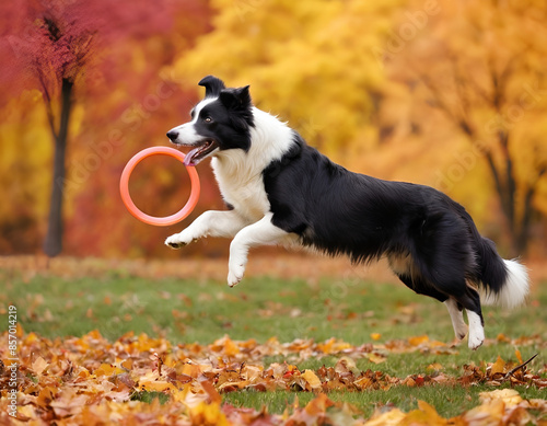 border collie dog, dog running in park © ART Forge