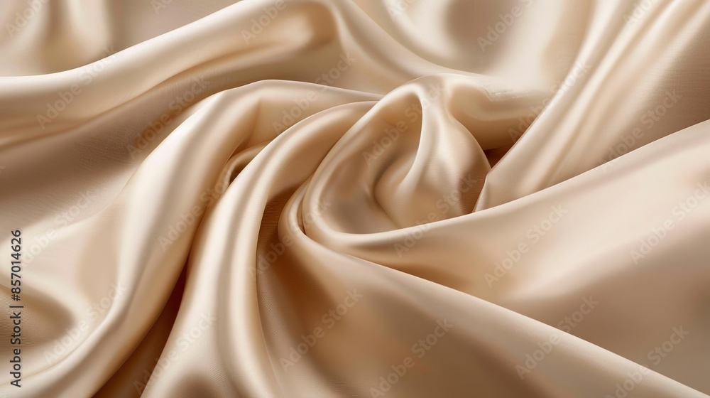 Luxurious Beige Fabric Drape Elegance Luxurious Beige Fabric Drape Elegance