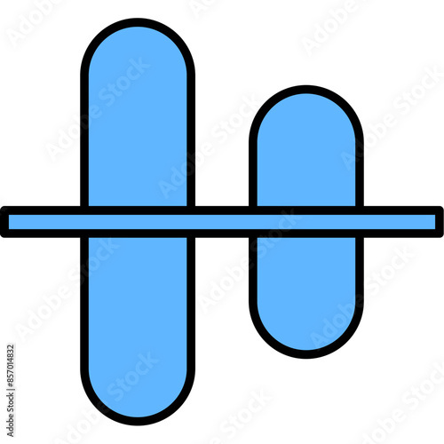 Vertical Align Centre Icon