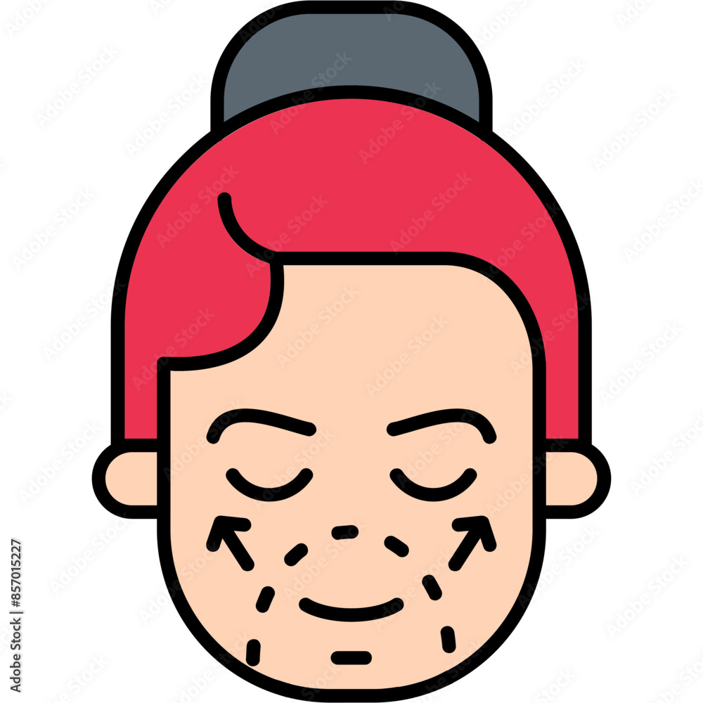 Facial Plastic Surgery Icon Facial Plastic Surgery Icon