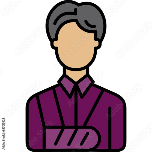 Bandaged Person Icon