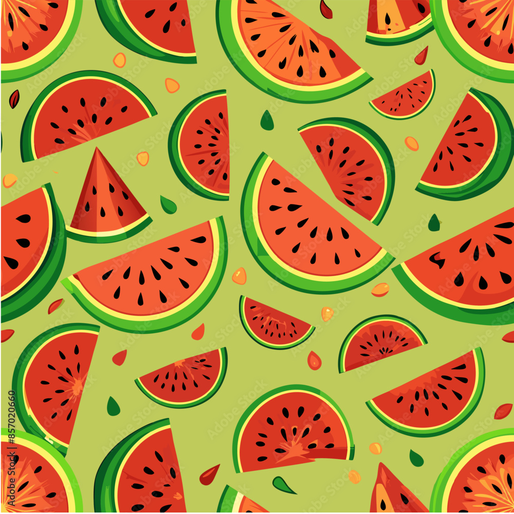 seamless pattern with watermelon seamless pattern with watermelon