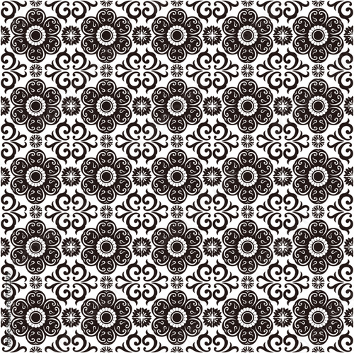 アジア調パターン38（黒）