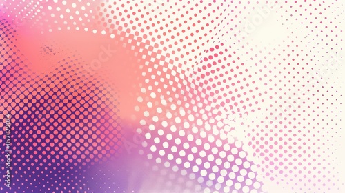 Wallpaper Mural Abstract Pink and White Polka Dot Background Torontodigital.ca