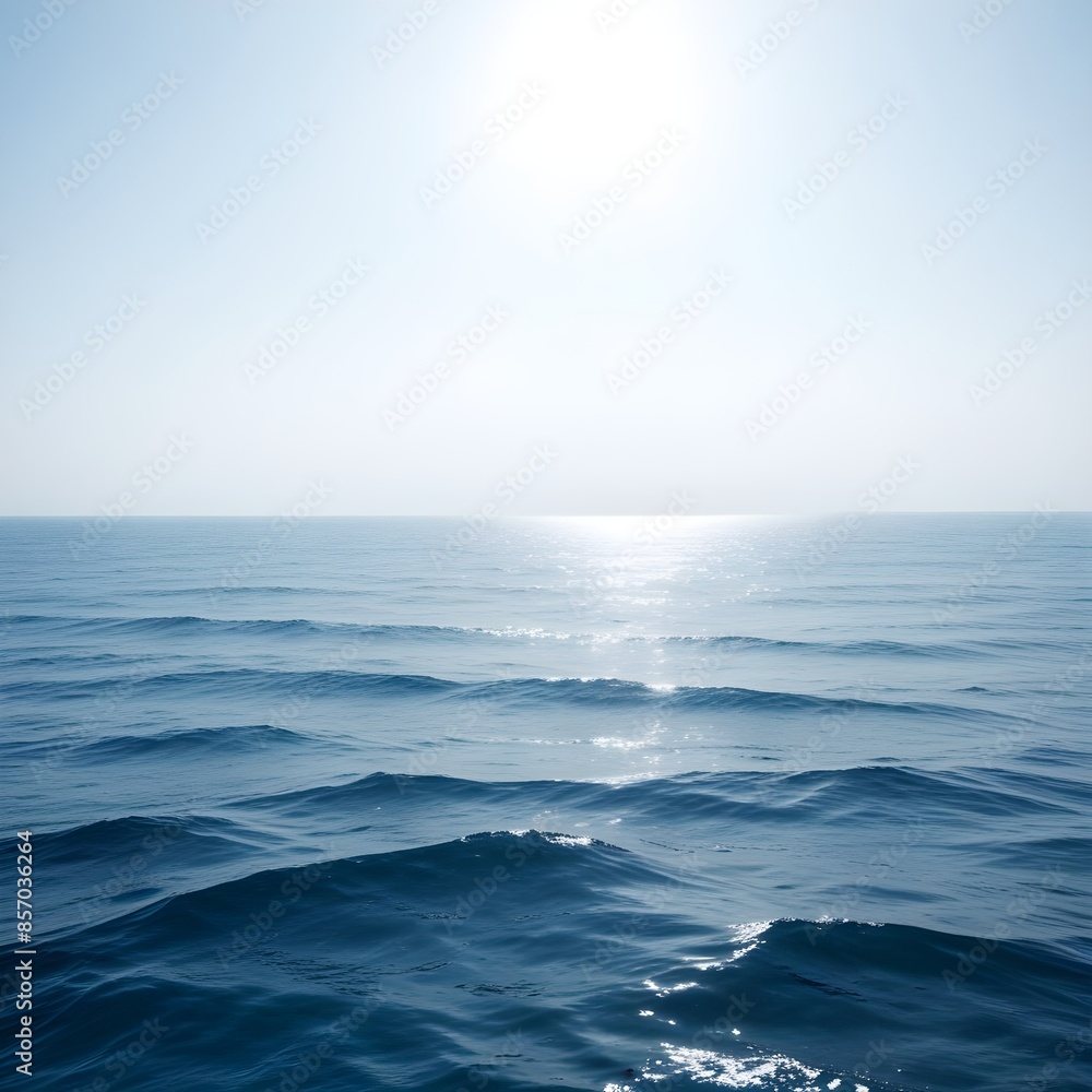 A clear calm ocean sea on a calm day background A clear calm ocean sea on a calm day background