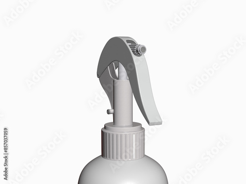 3D modeling for dispenser/mockup dispenser on wihte background