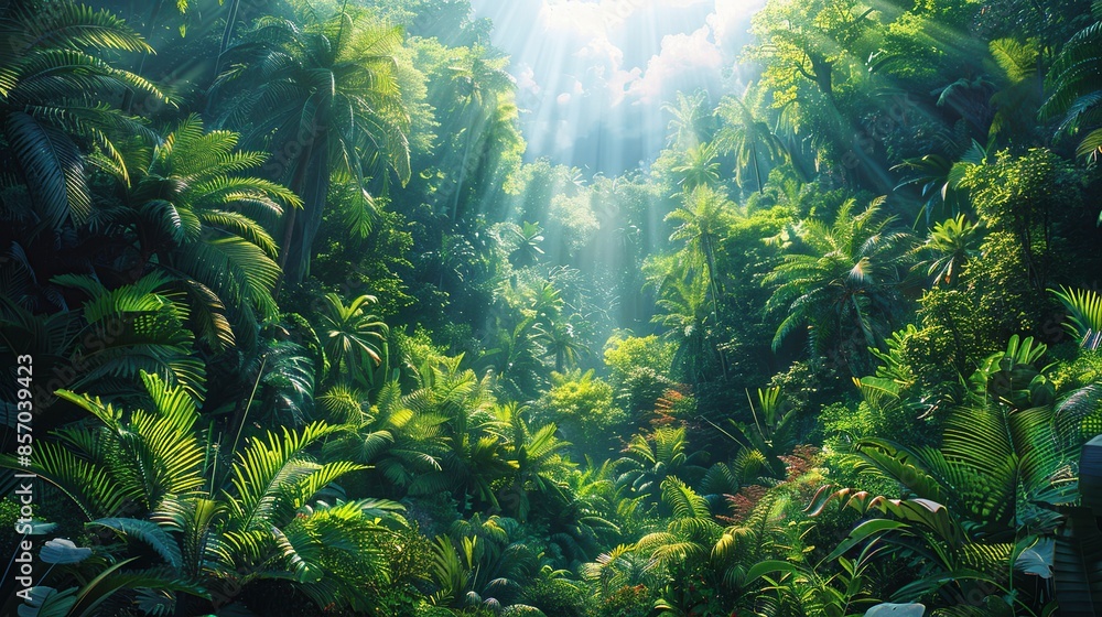 Enchanting rainforests teeming with life, exotic plants and animals hidden amongst the dense foliage, shafts of sunlight piercing through the canopy, creating an otherworldly atmosphere. Enchanting rainforests teeming with life, exotic plants and animals hidden amongst the dense foliage, shafts of sunlight piercing through the canopy, creating an otherworldly atmosphere.