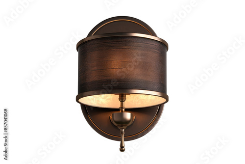 Vintage wall sconce light fixture in bronze finish with a classic, elegant design, ideal for home decor and interior lighting.