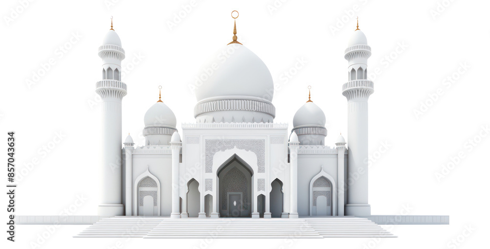 Fototapeta premium PNG Architecture building white dome