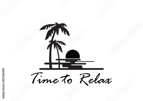 time to relax information sign