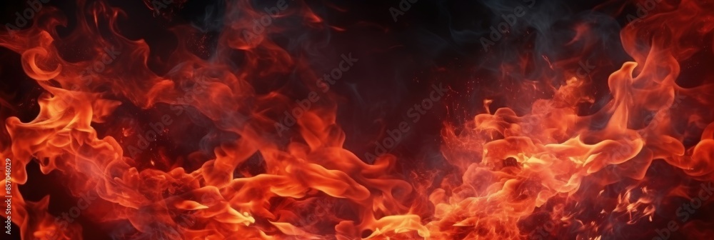 Blazing Inferno: Fiery Dance of Flames Blazing Inferno: Fiery Dance of Flames