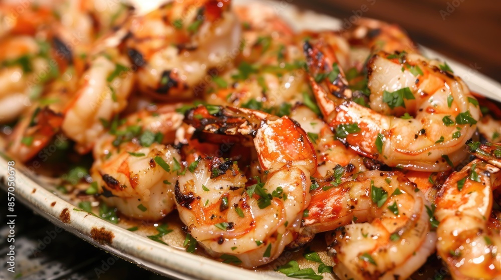 Grilled Freshwater Shrimp Grilled Freshwater Shrimp