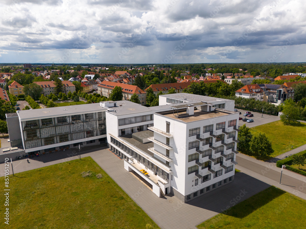 Fototapeta premium Bauhaus school , Dessau, Germany, UNESCO