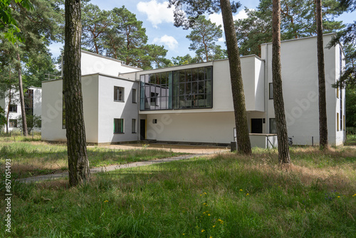 Photography Masters' Houses Bauhaus, Dessau, Germany, UNESCO