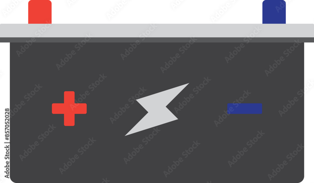 Obraz premium Accu, Battery Icon Illustration