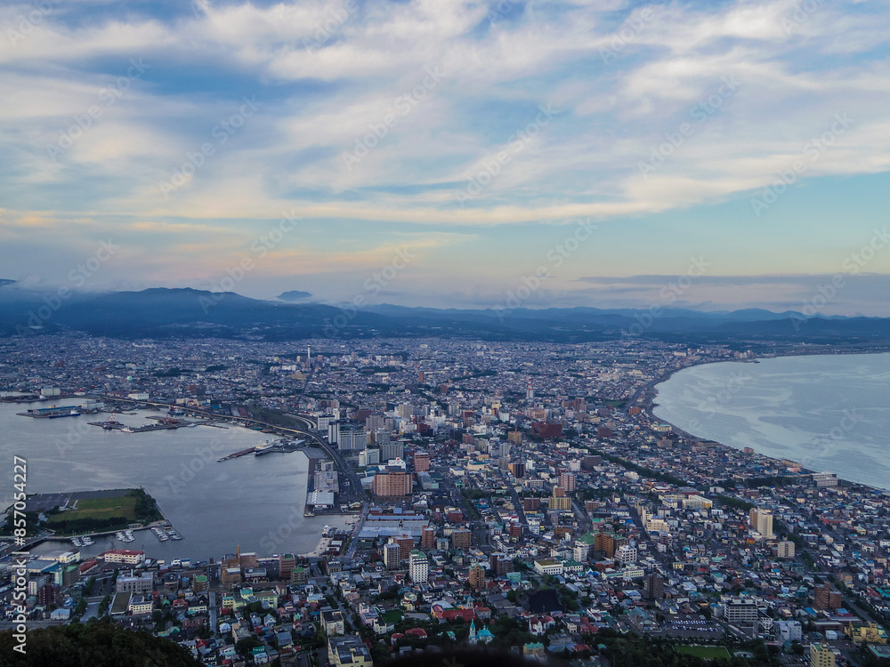 Fototapeta premium 【北海道】函館山からの風景