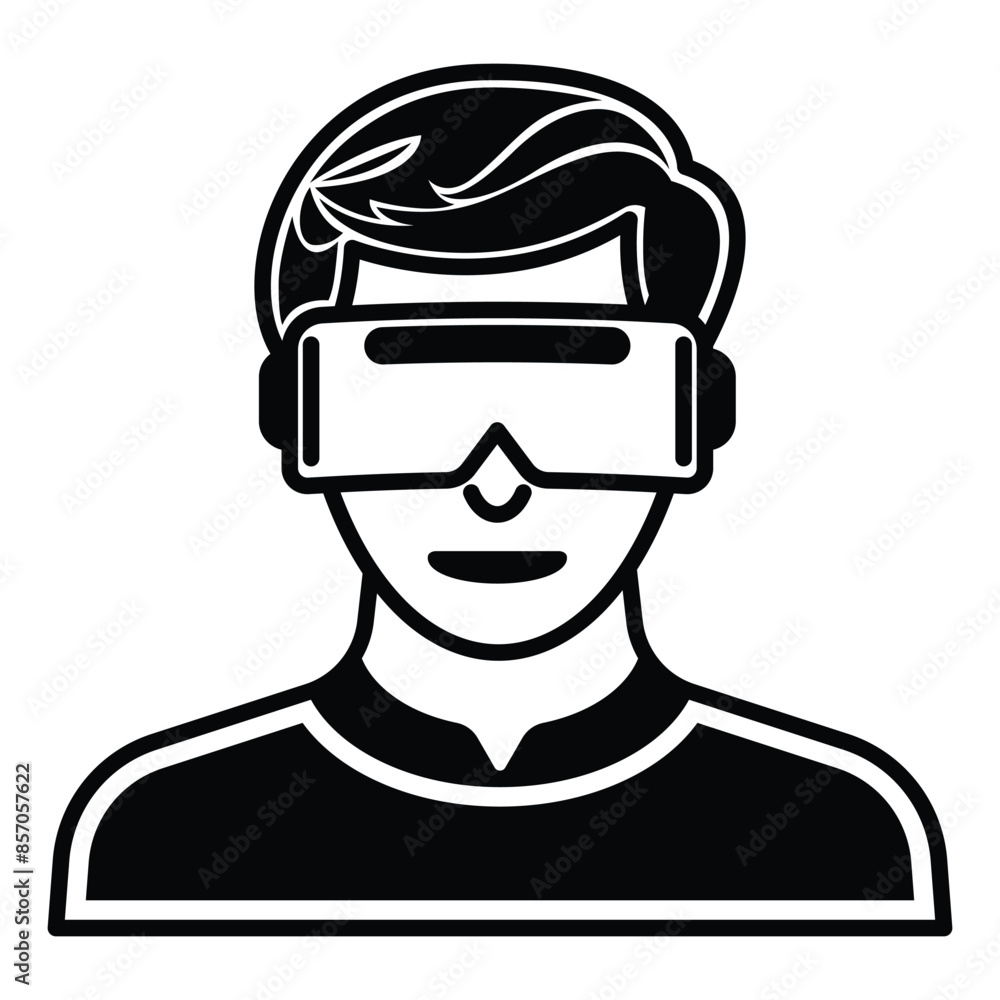 Virtual Reality Icon Vector Design Template Virtual Reality Icon Vector Design Template