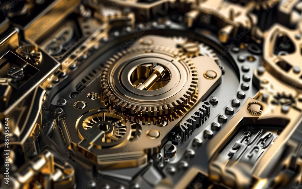 The mesmerizing patterns of a hightech lock The mesmerizing patterns of a hightech lock