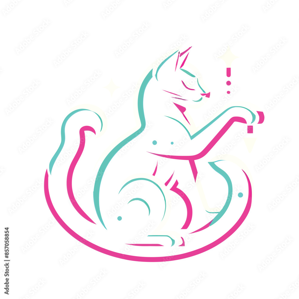 Naklejka premium Fantasy Cartoon Halloween Sticker, High Quality