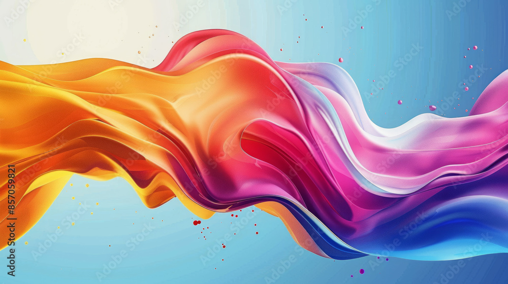 A dynamic abstract background with fluid shapes and bright colors, creating a vibrant and energetic look. Abstract colorful fluid wave design. Digital art for wallpaper, banner and poster. A dynamic abstract background with fluid shapes and bright colors, creating a vibrant and energetic look. Abstract colorful fluid wave design. Digital art for wallpaper, banner and poster.