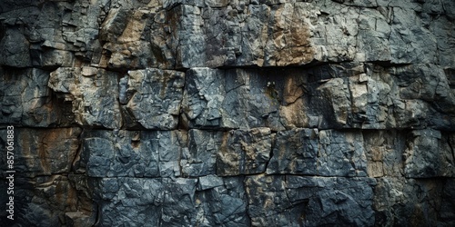 Dramatic Textured Old Rock Wall Background
