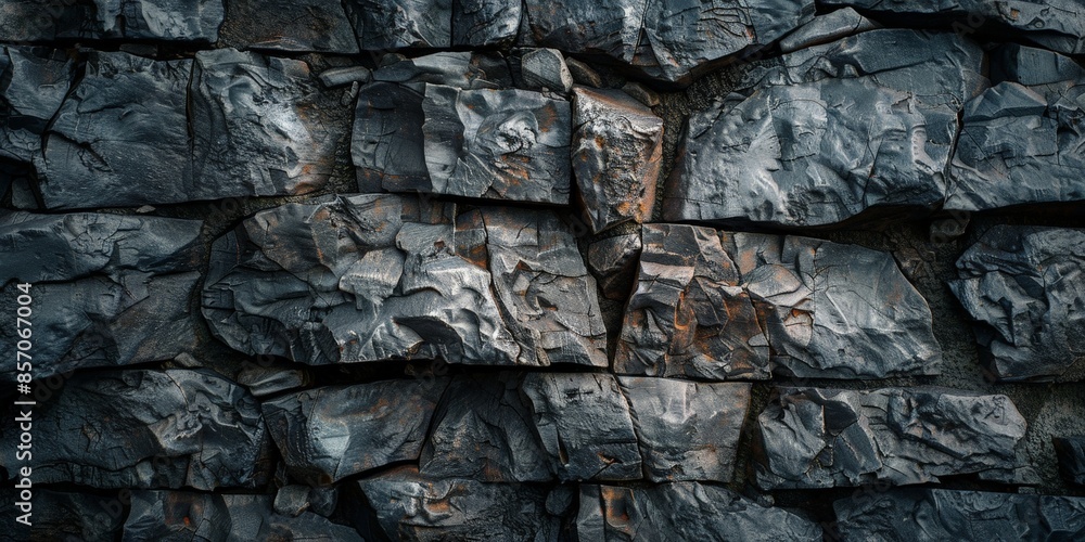 Dramatic Textured Old Rock Wall Background Dramatic Textured Old Rock Wall Background
