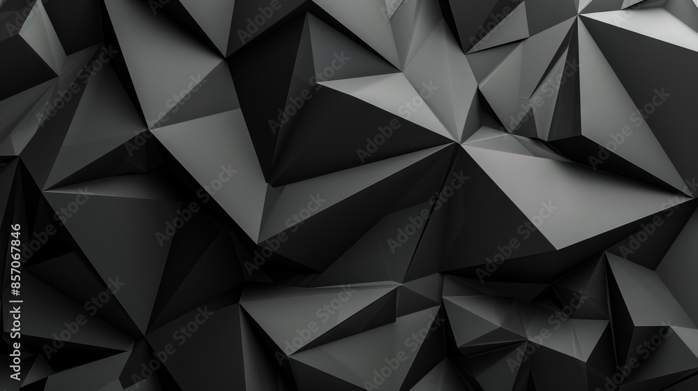 A black background with many triangles. A black background with many triangles.