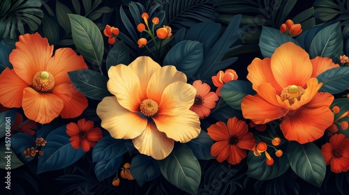 Wallpaper Mural this collage banner creatively blends vintage botanical illustrations with pop art aesthetics for a fresh take on the botanist concept Torontodigital.ca