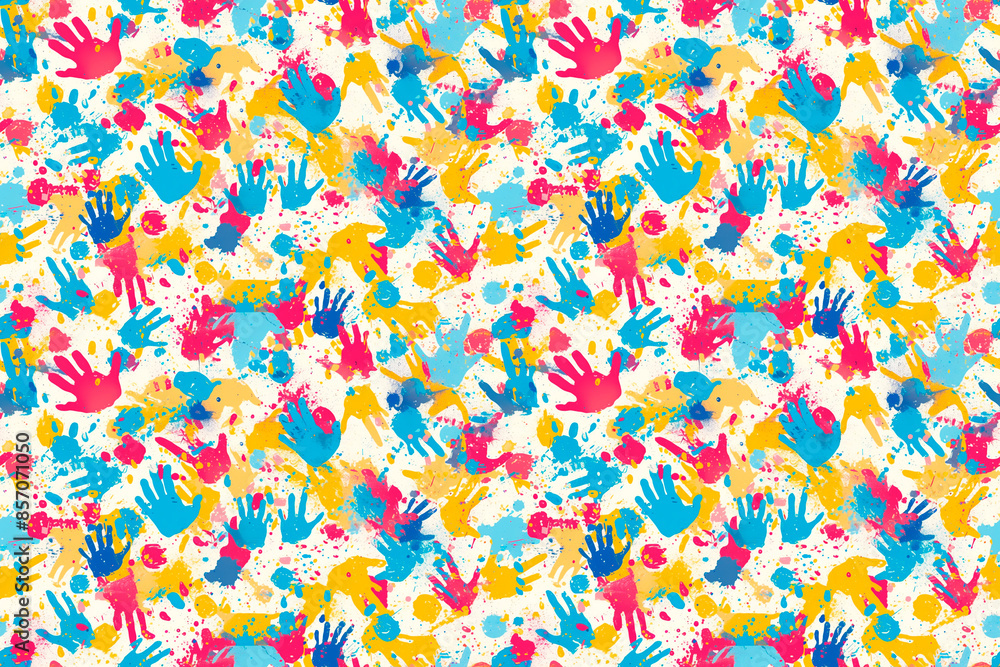 A playful seamless pattern with colorful dinosaurs and plants, creating a lively tile ornament ideal for children's designs and educational themes. A playful seamless pattern with colorful dinosaurs and plants, creating a lively tile ornament ideal for children's designs and educational themes.