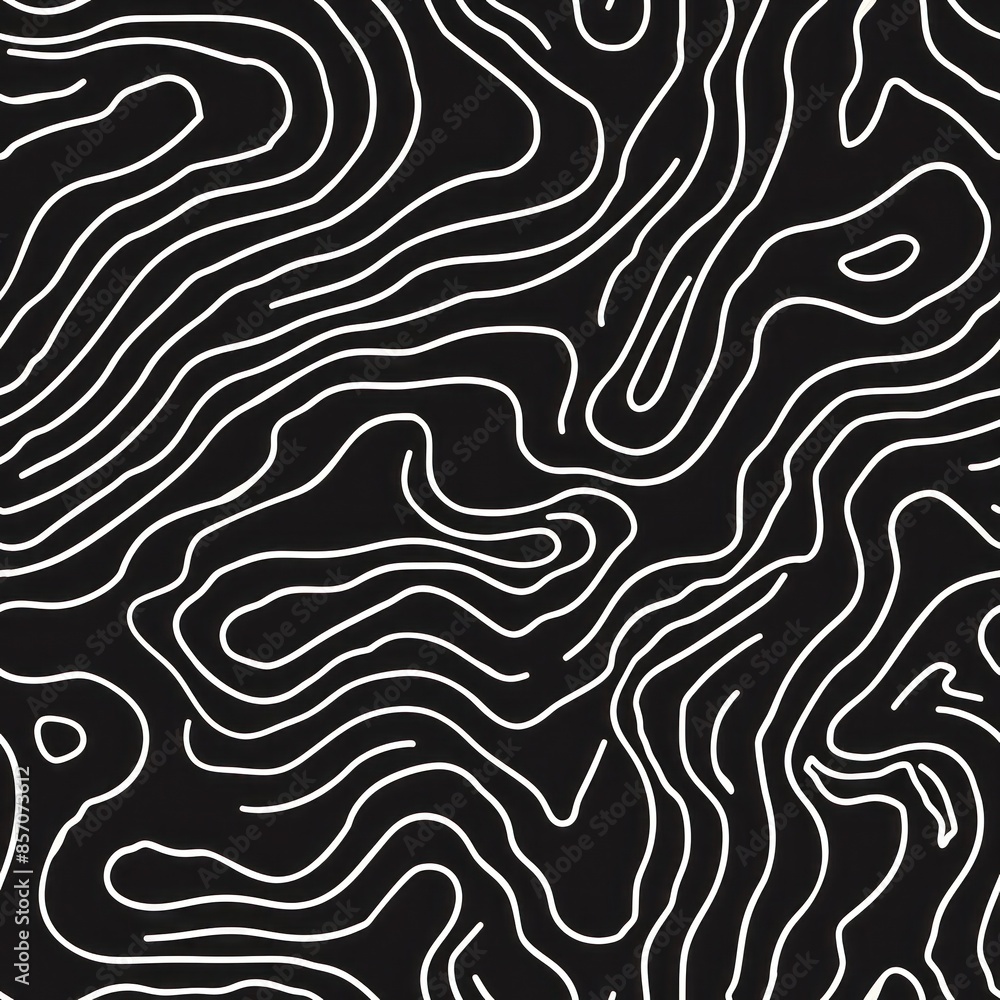 White Lines on Black Background, Minimalistic Art Pattern White Lines on Black Background, Minimalistic Art Pattern