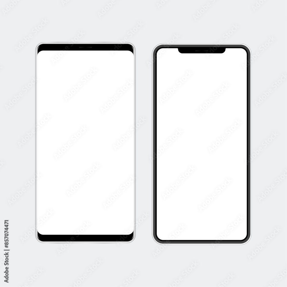 Two smartphones mockup Two smartphones mockup