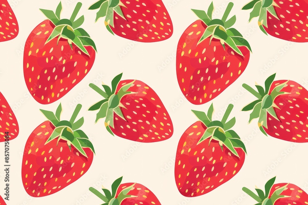 Seamless Strawberry Pattern Seamless Strawberry Pattern