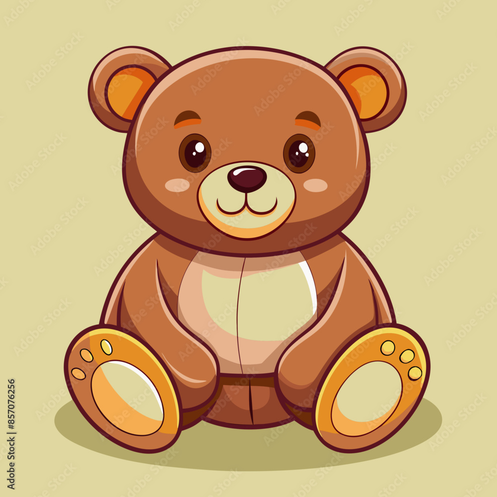 Fototapeta premium illustration of teddy bear 
